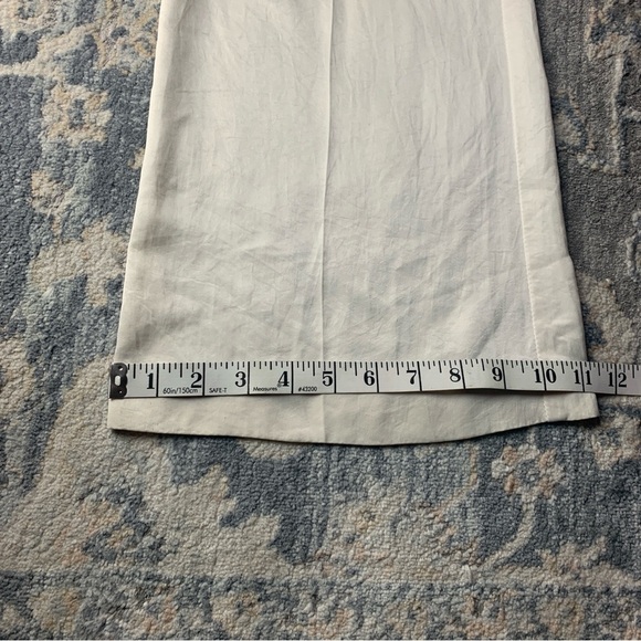 Theory Cream Wide-Leg Pants - Picture 6 of 9